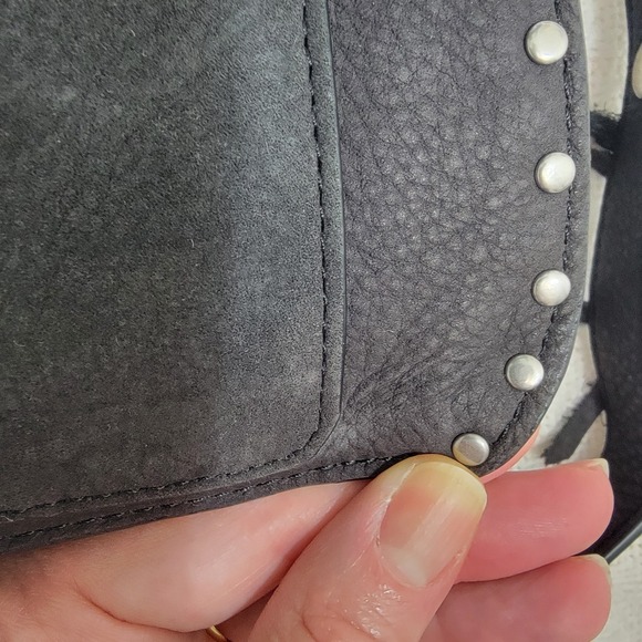 Rebecca Minkoff Small Darren Studded Shoulder Bag Black‎ Suede - Picture 4 of 16